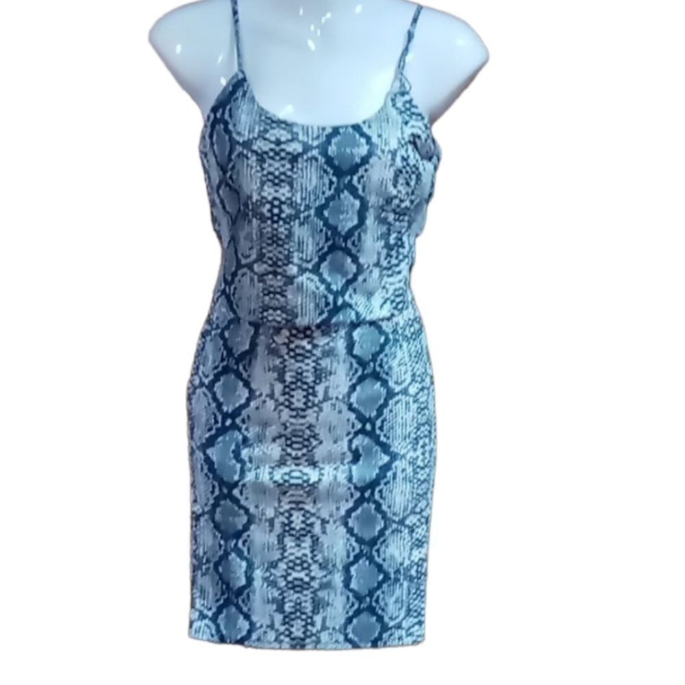 PEACHY GIRL Snakeskin bodycon 2 Pc. set S